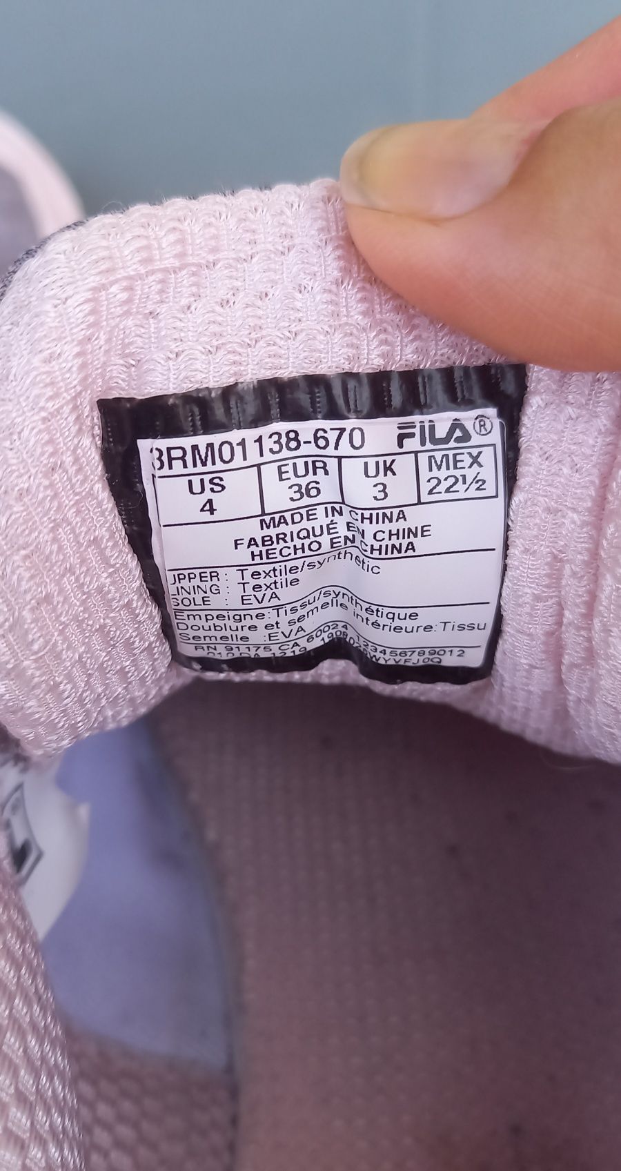 Sapatilhas Fila 36