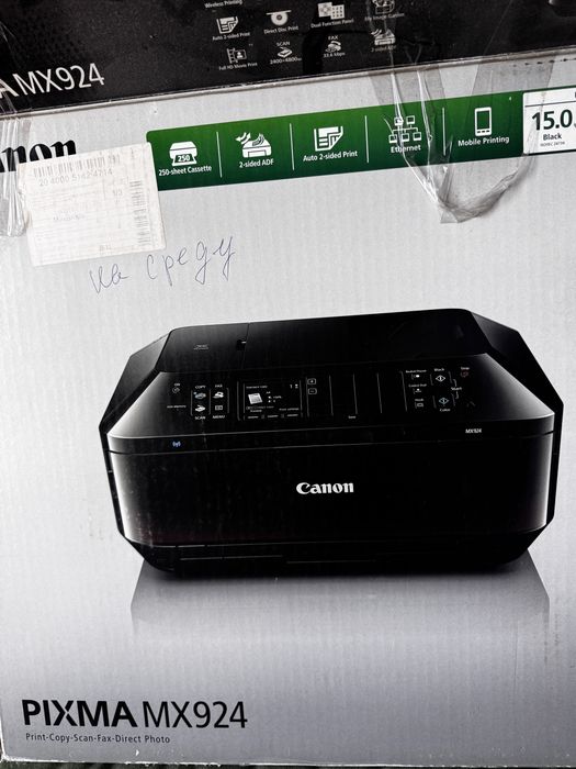 Canon pixma mx924 мфу цветной принтер