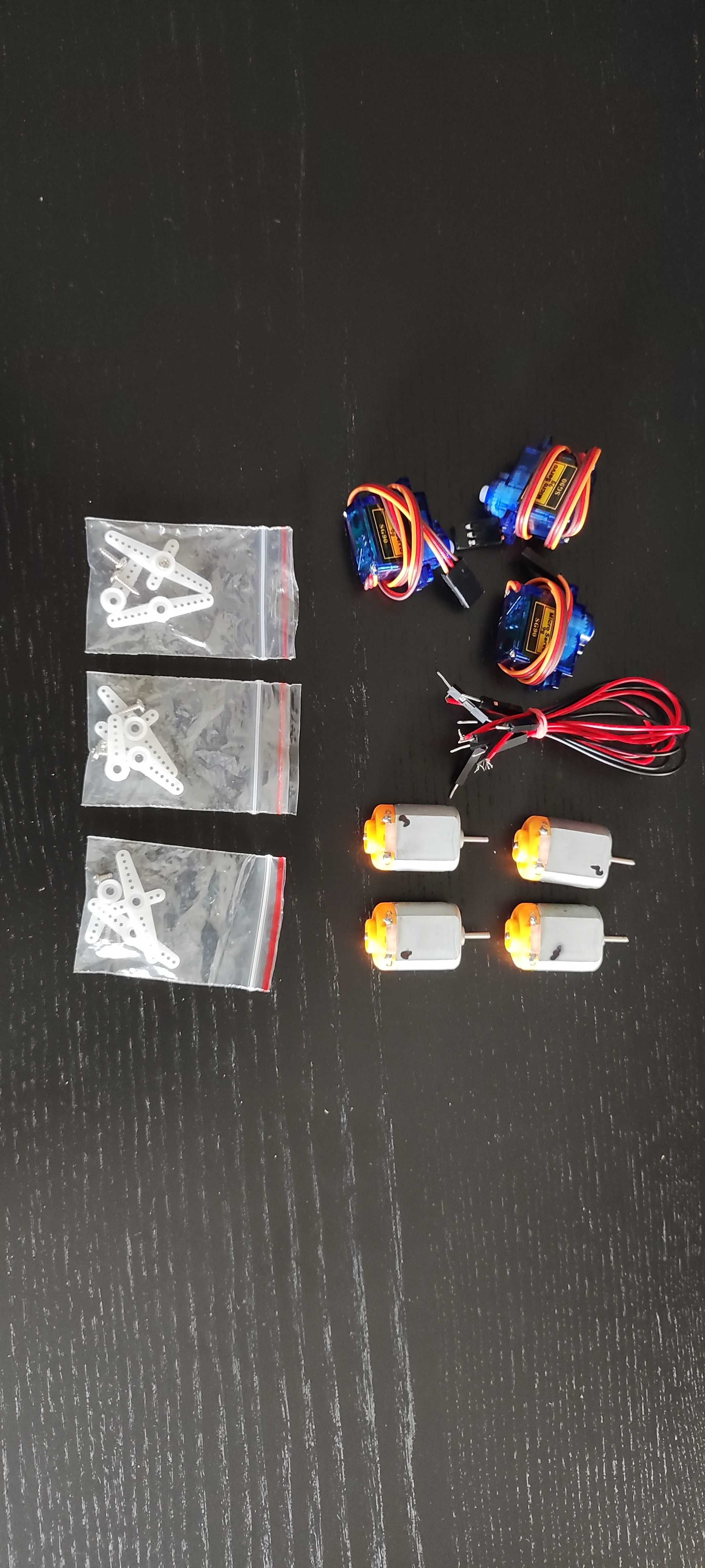 Arduino, Raspberry Pi Pico, Czujniki, Silniki Gotowy zestaw
