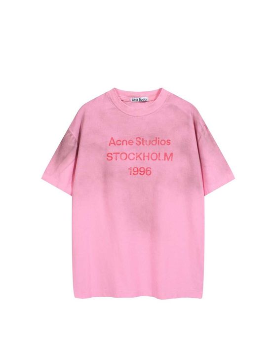 Футболка Acne Studios Exford 1996 T-Shirt Cotton Candy Pink/Red