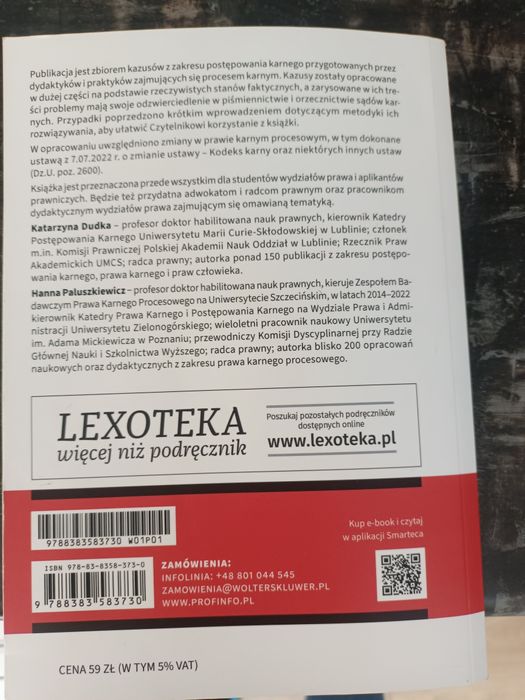 Postępowanie karne w kazusach