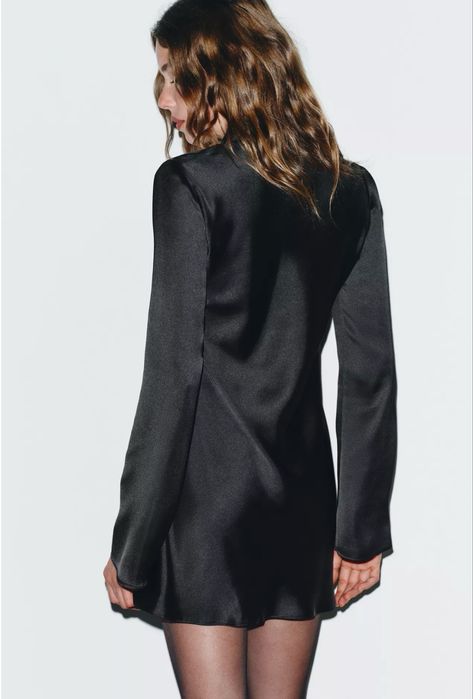 Атласна сукня zara