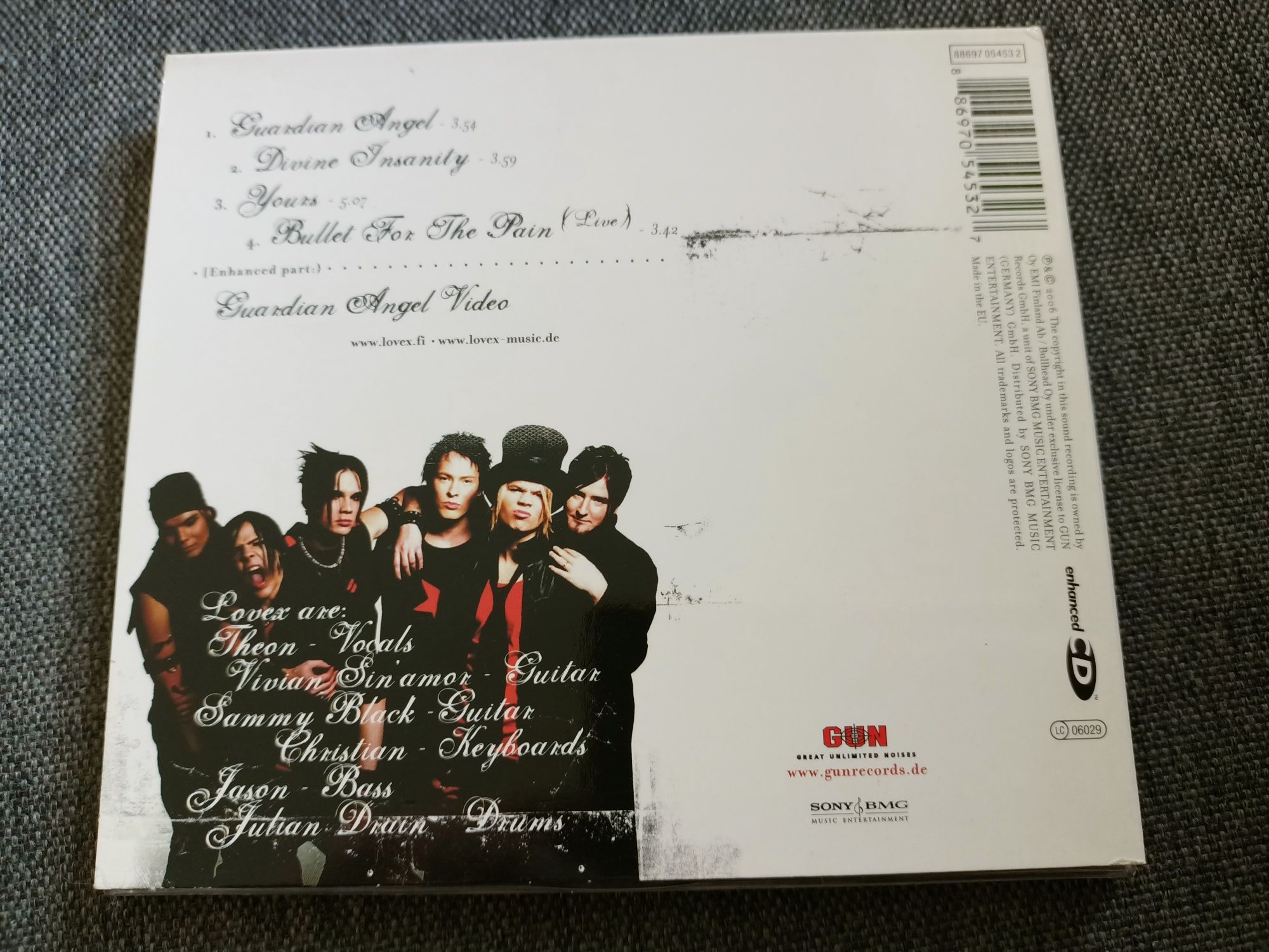 Lovex - Guardian Angel (CD, Maxi)(goth rock)(vg+)