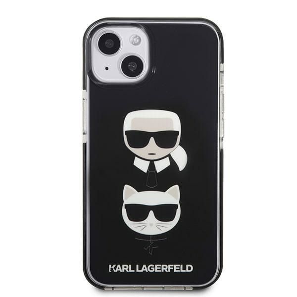 Etui na iPhone 13 Mini 5,4" Karl Lagerfeld z Choupette - Czarny