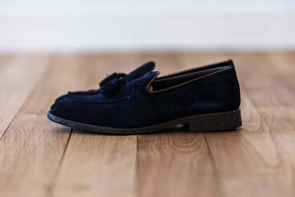 Mocassim Azul Massimo Dutti