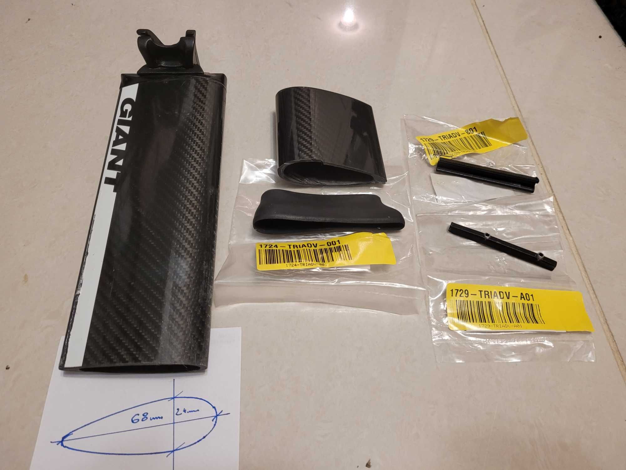 Sztyca Aero karbon Giant triathlon TT