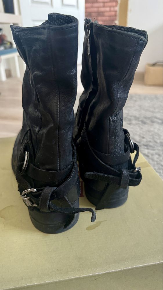 Buty w typie Biker Boots marki A.S.98 JAK NOWE