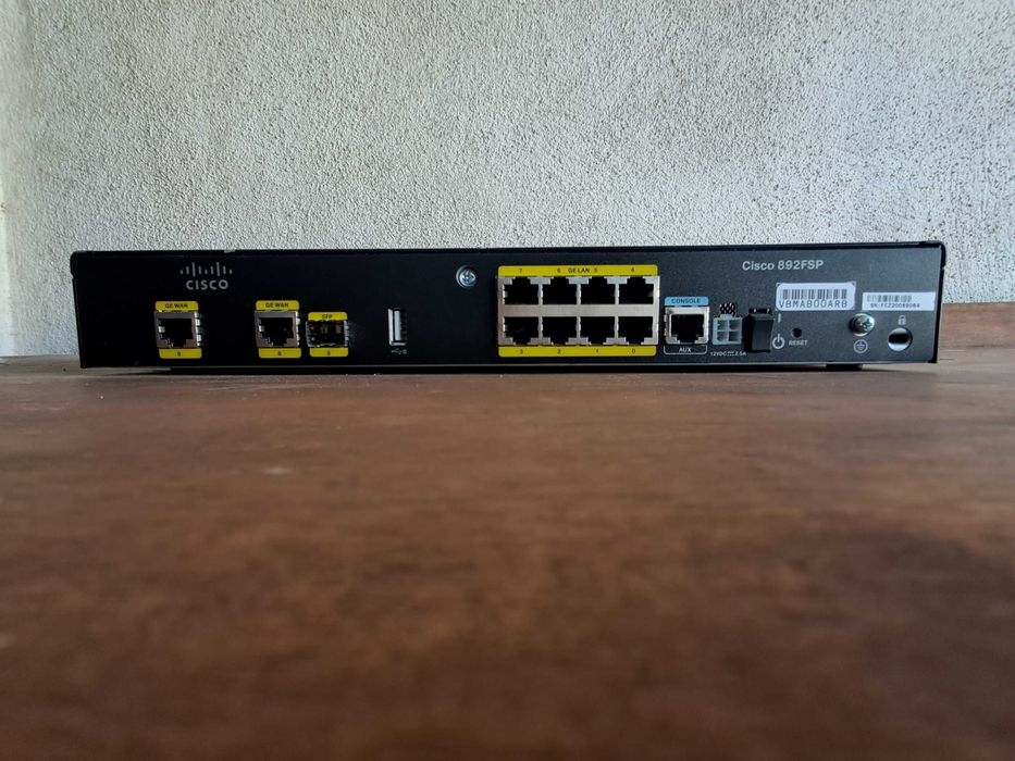 Cisco 892FSP router segurança