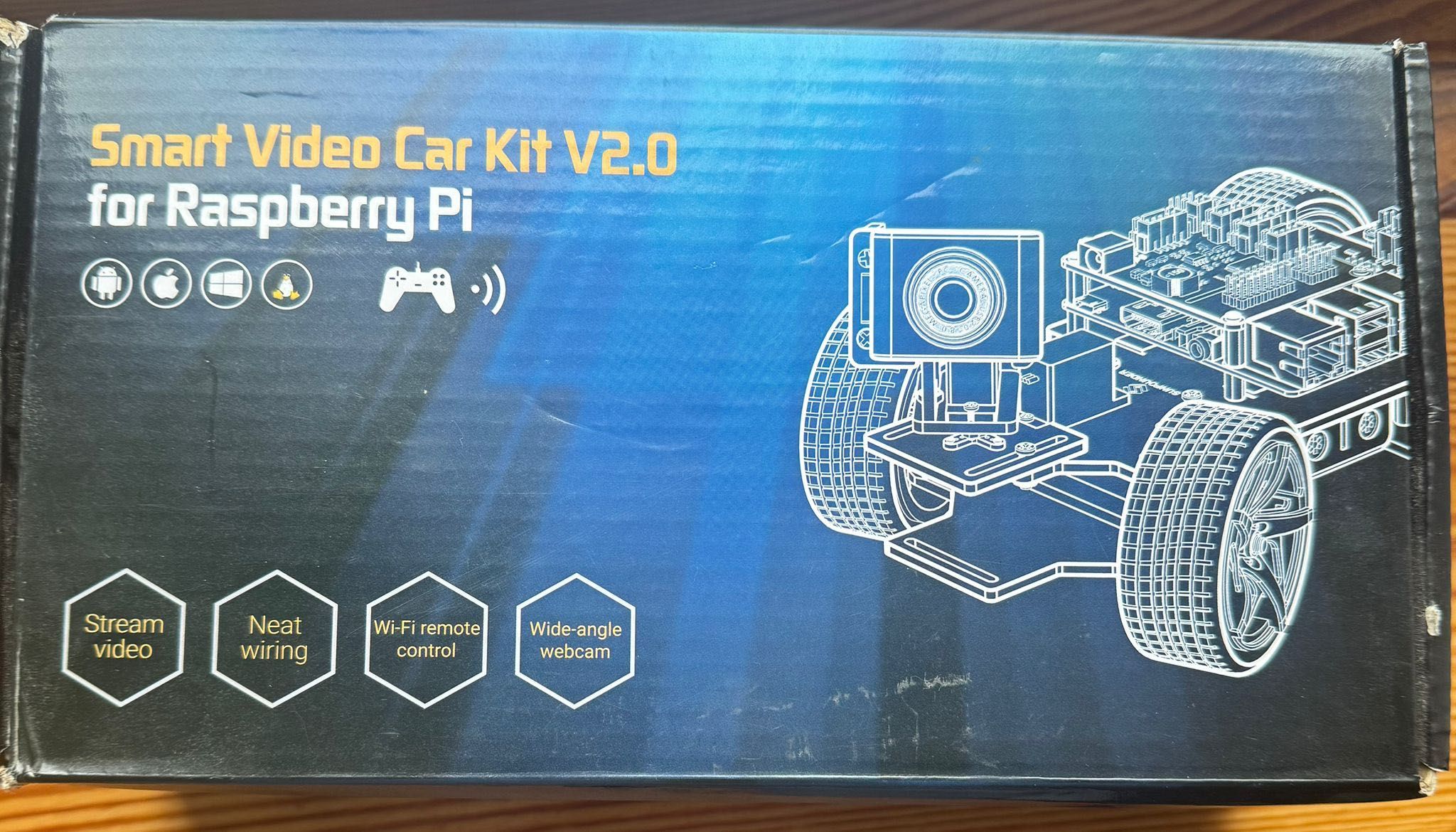 SUNFOUNDER Smart Video Car Kit V2.0 do Raspberry Pi