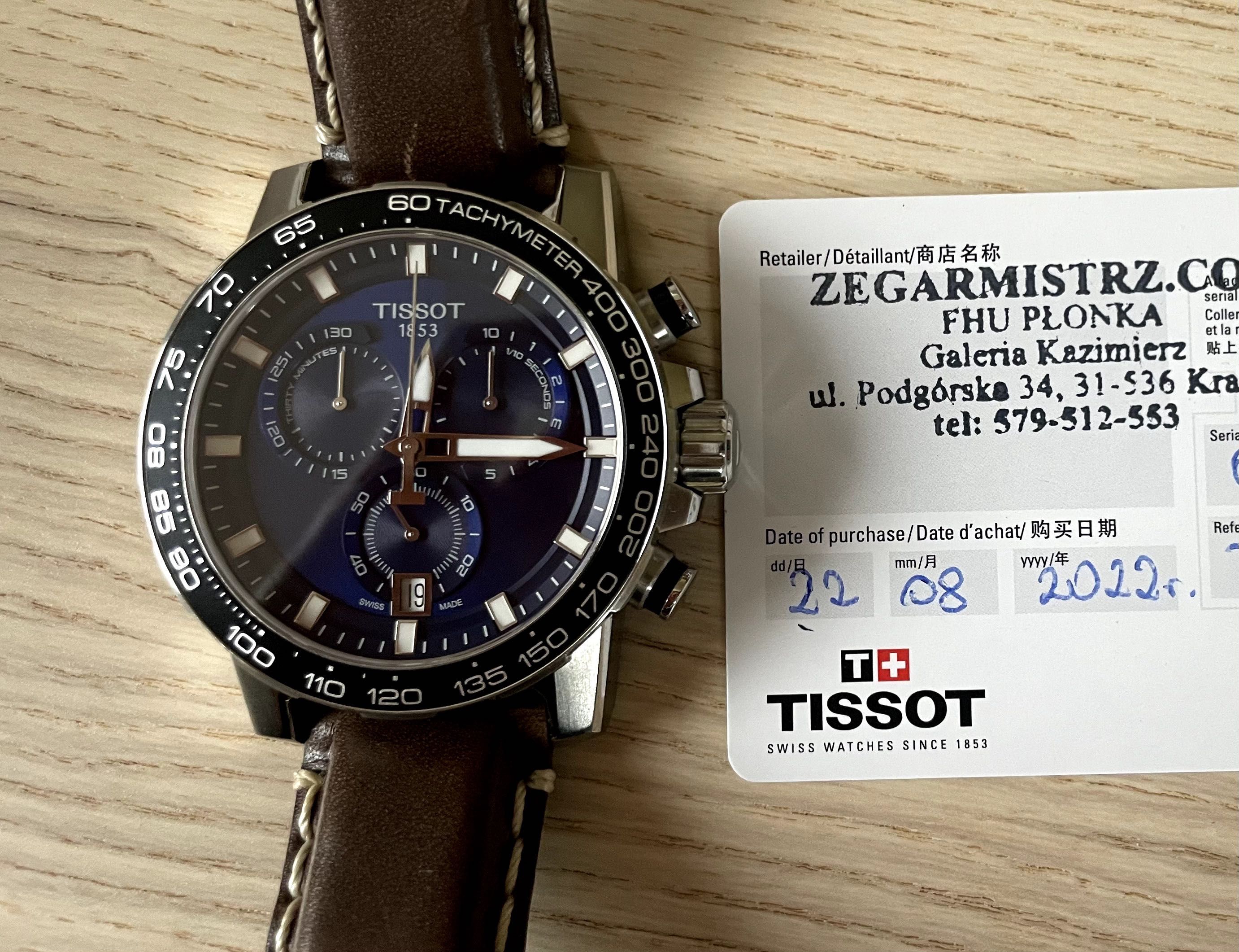 Zegarek Męski Tissot Supersport Chrono T125.617.16..041.00