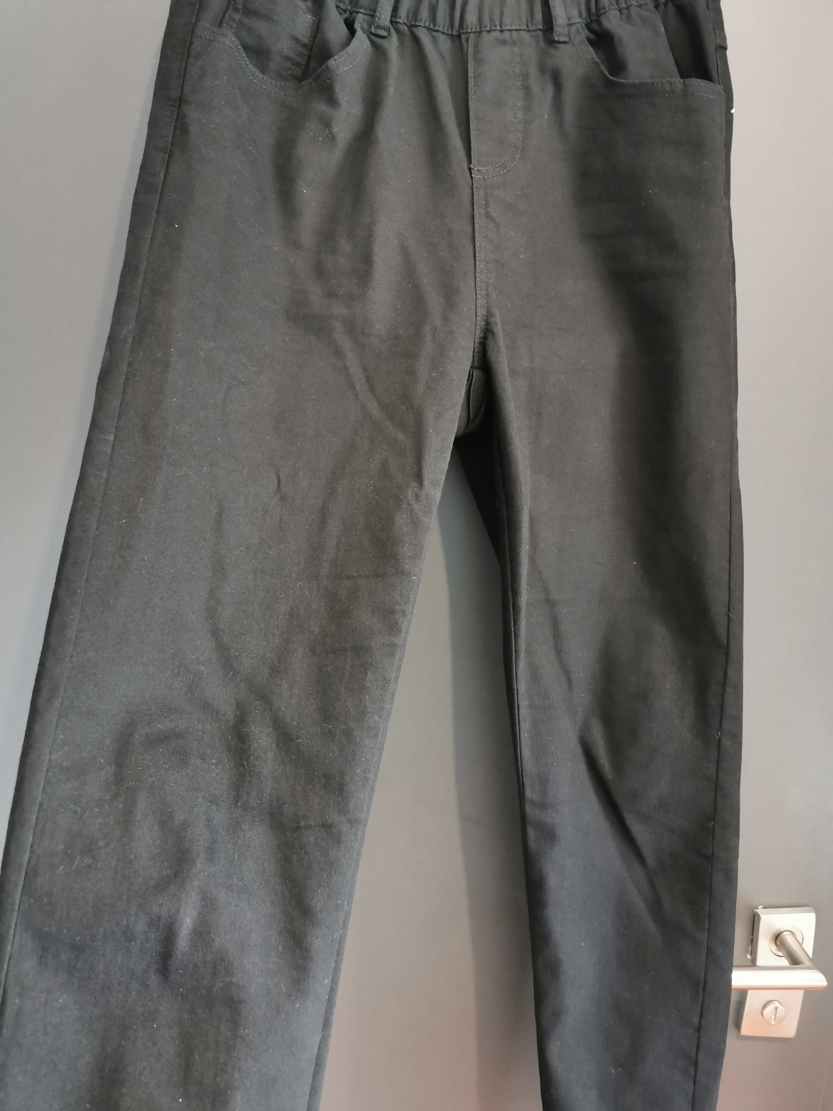 Joggery damskie czarne jeansowe na gumce Lee Cooper r 40 nowe