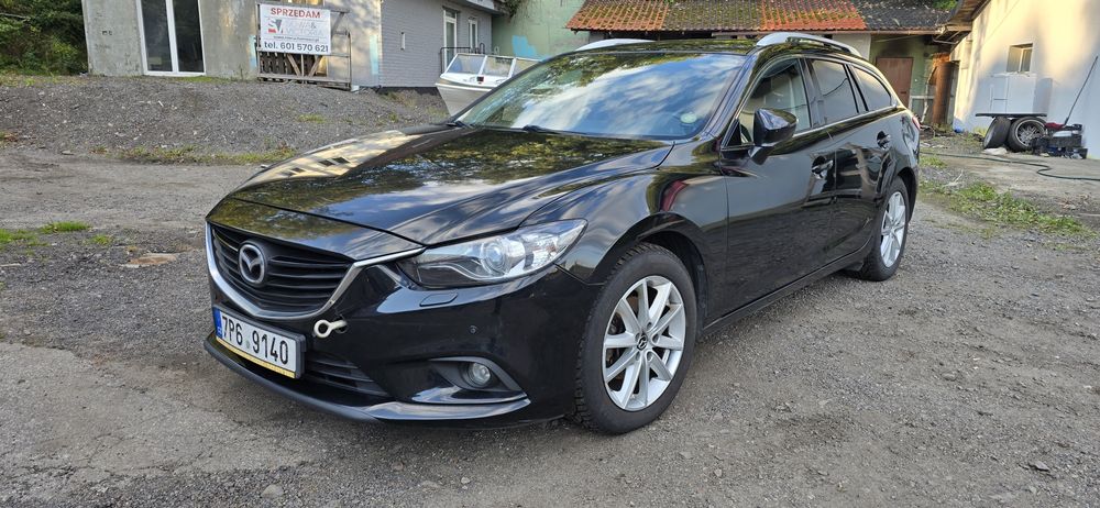 Mazda 6 • 2014 • 2.2 Skyactiv-D Diesel • uszkodzony silnik • Czarna •