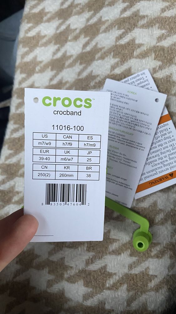 CROCS Оригінальну білі жіночі