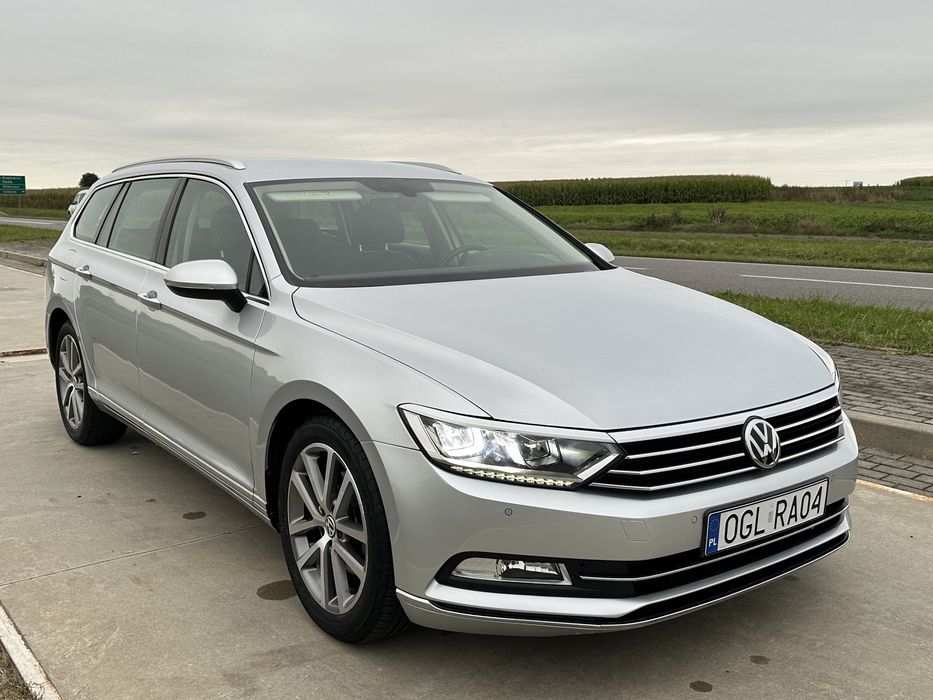 Volkswagsn Passat B8 Lift Highline 2.0d 190km 2019r Dsg / Virtual /