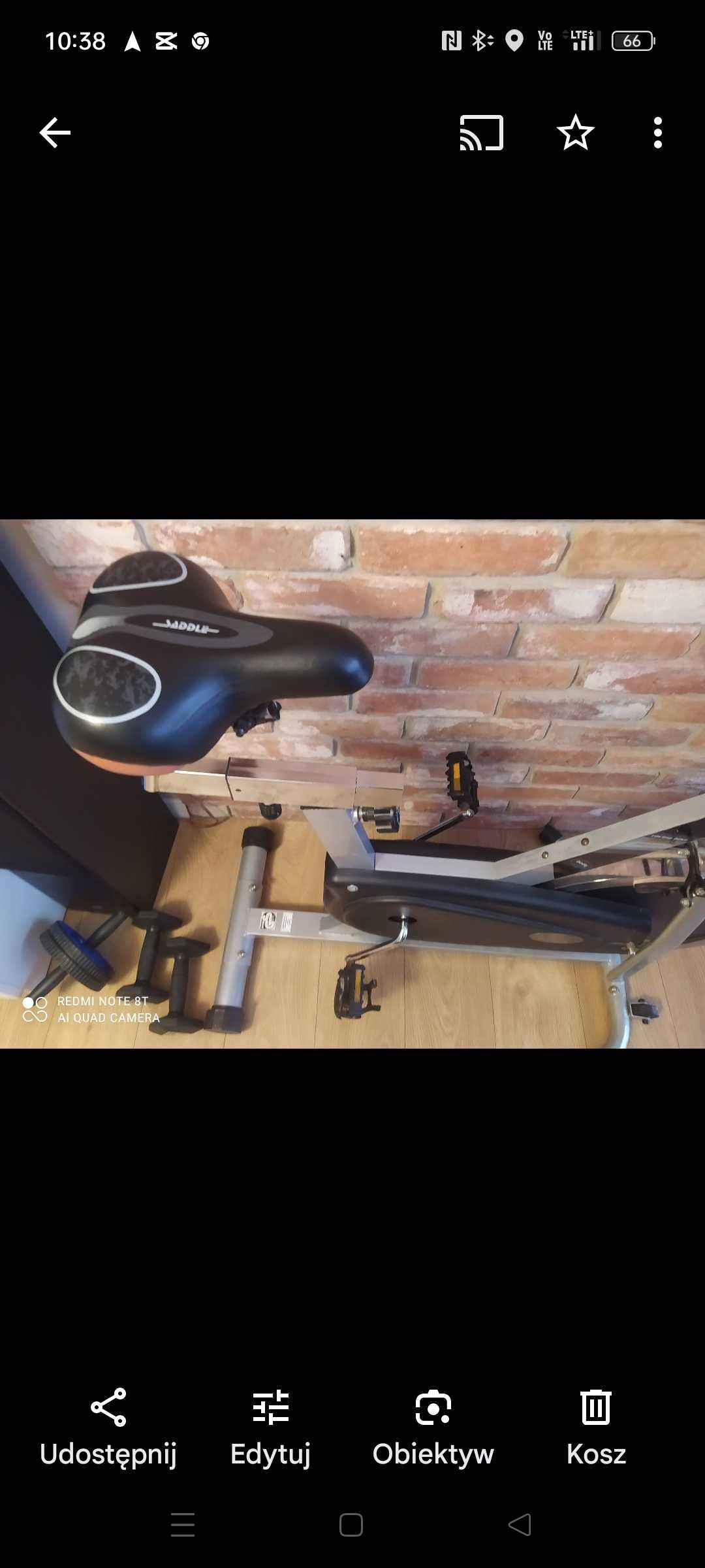 Rower spinningowy stacjonarny