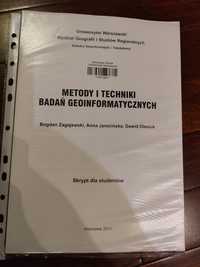 Metody i techniki badań geoinformatycznych