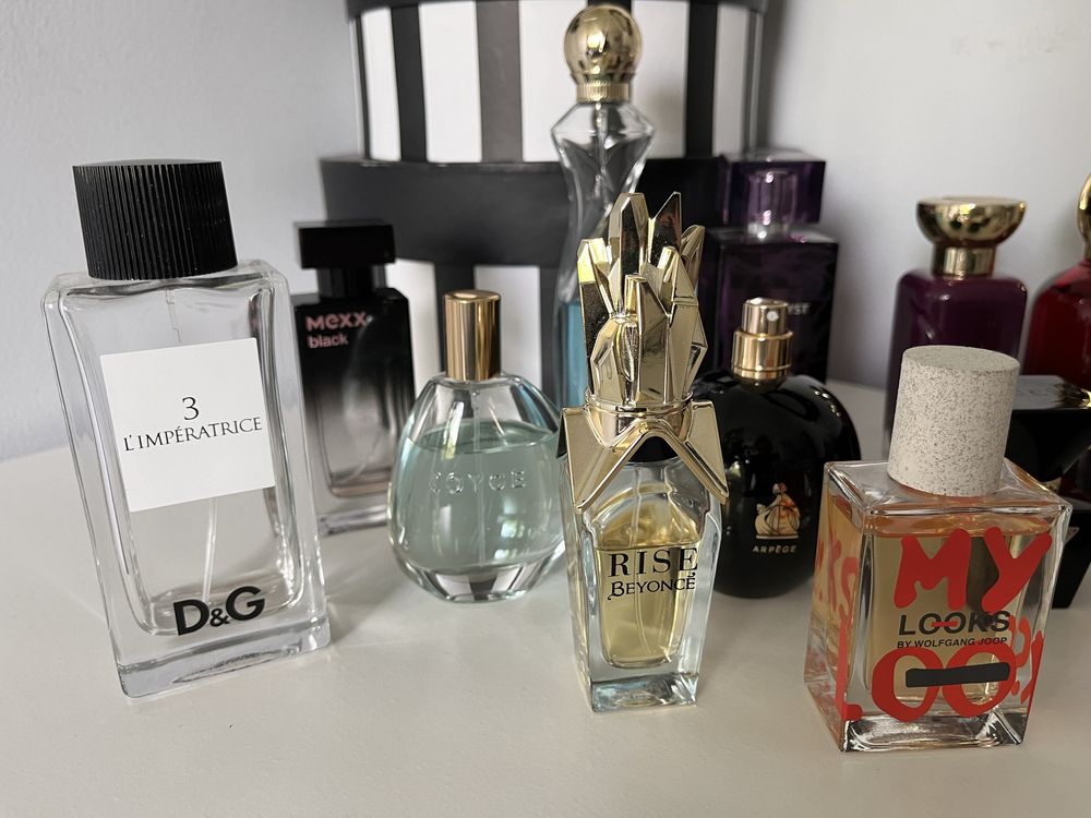 Zestaw perfum Versace Guess d&g mexx oriflame joop boss lalique Arpege
