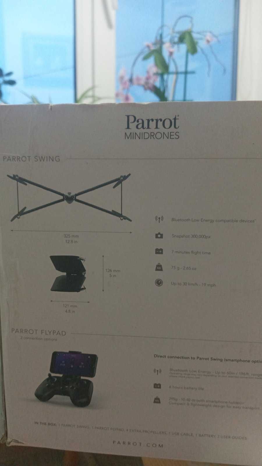 Продам мини- дрон Parrot Swing