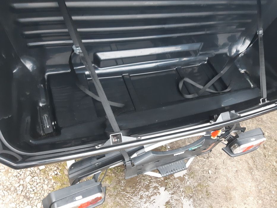 Boks na hak Thule kufer wynajem wypożyczalnia Kraków Niepołomice