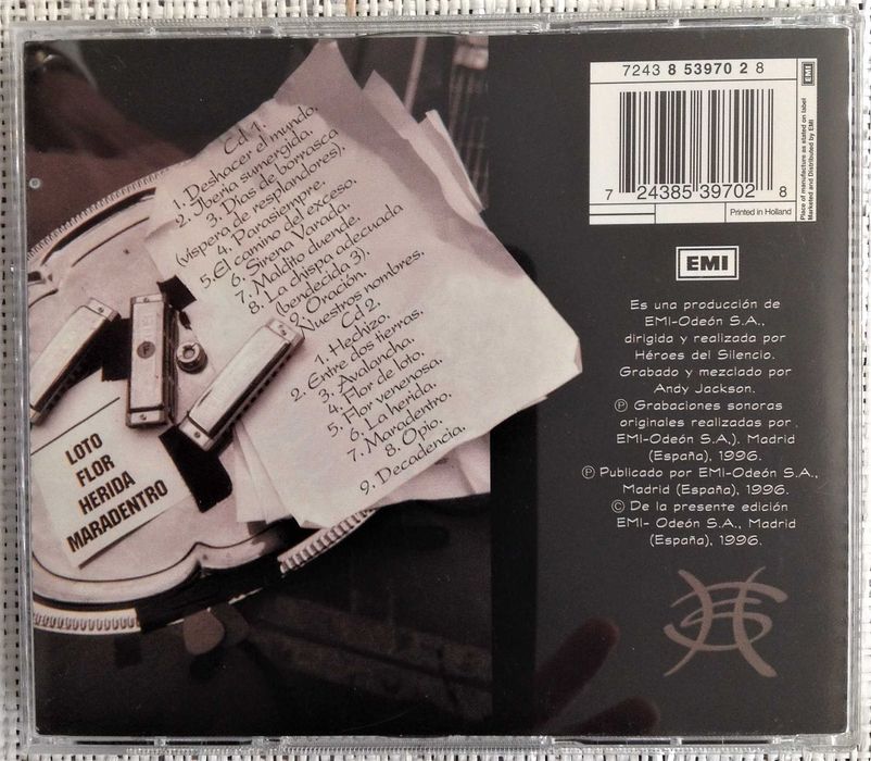 Héroes Del Silencio - 4 CDs - Raros - MUITO BOM ESTADO