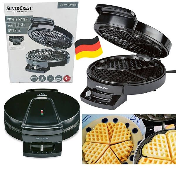 Вафельниця SilverCrest SWE 1200 D1 (1200 Вт, Германия)