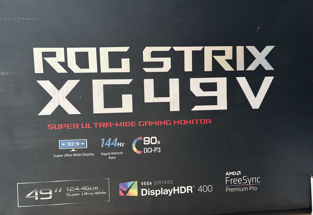 Monitor ultrawide Asus Rog Strix 49” XG49VQ 32:9