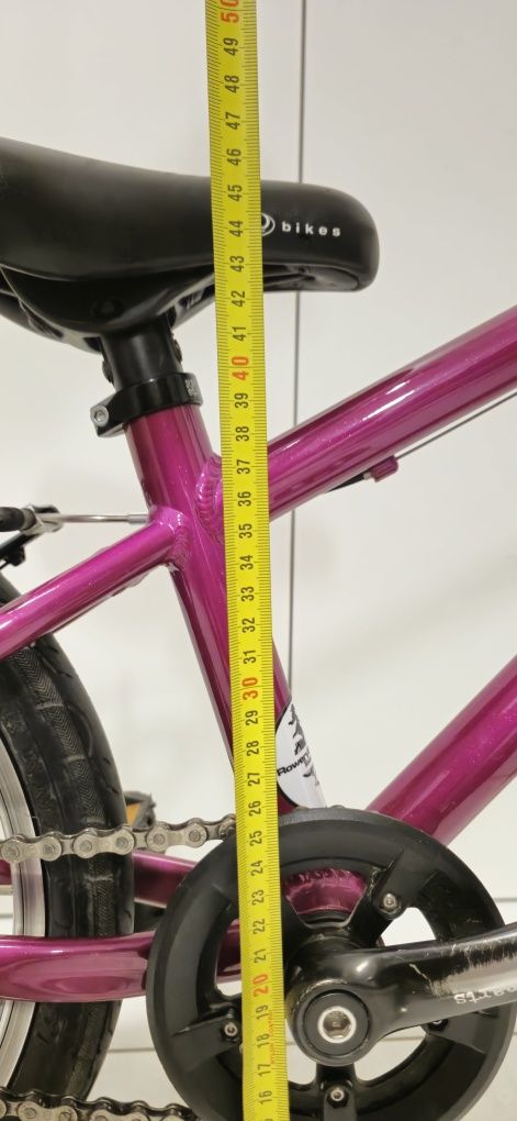 Kubikes Lekki Rower Dla Dzieci 16" L MTB fioletowy