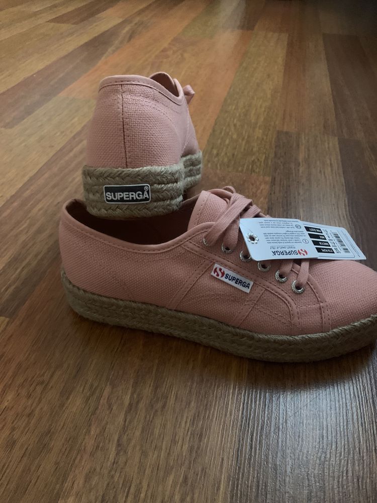 Кеди (еспадрильї) 39р жіночі Superga ROPE 25 см