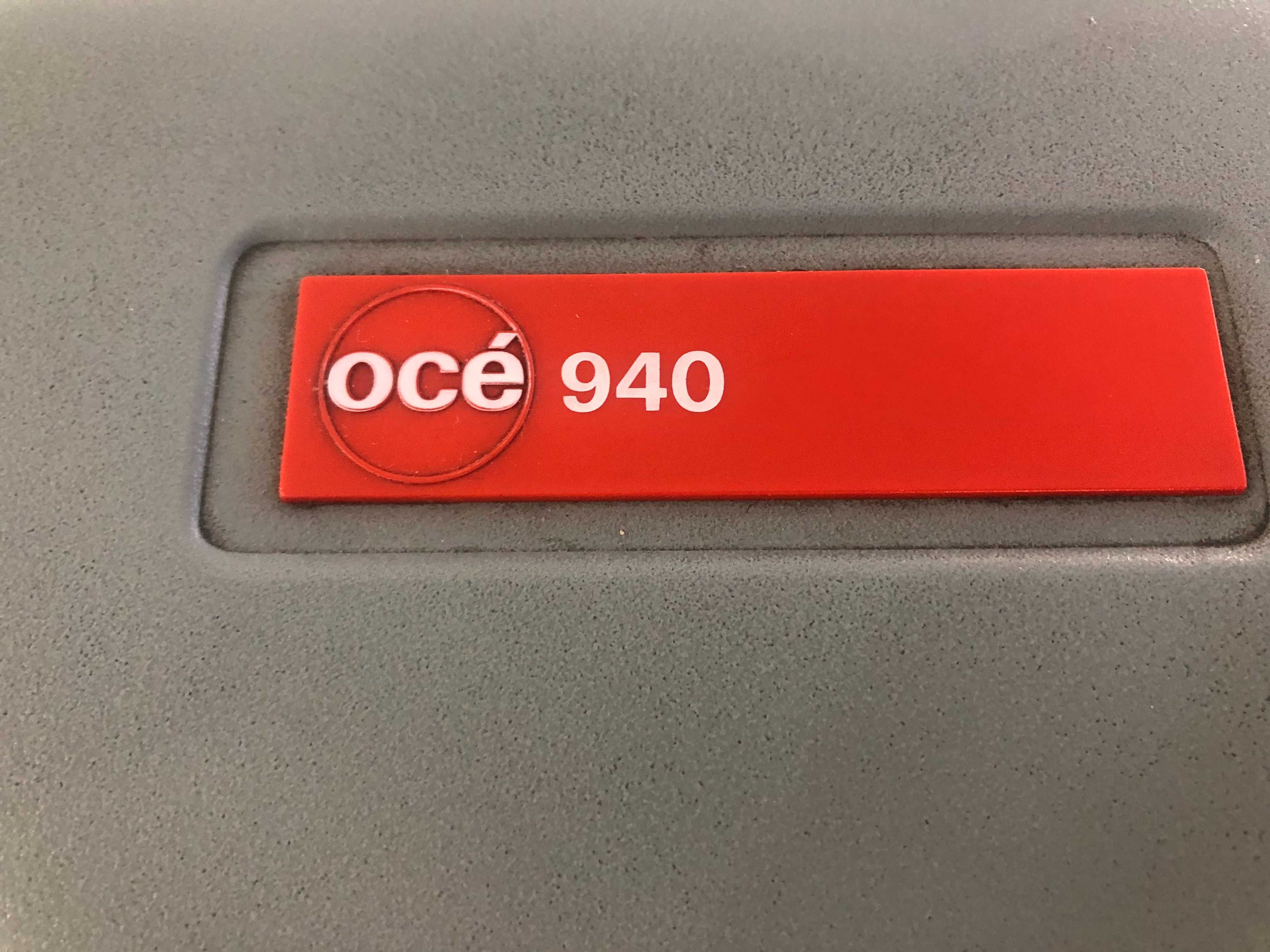OCÉ 940 máquina de dobrar grandes formatos