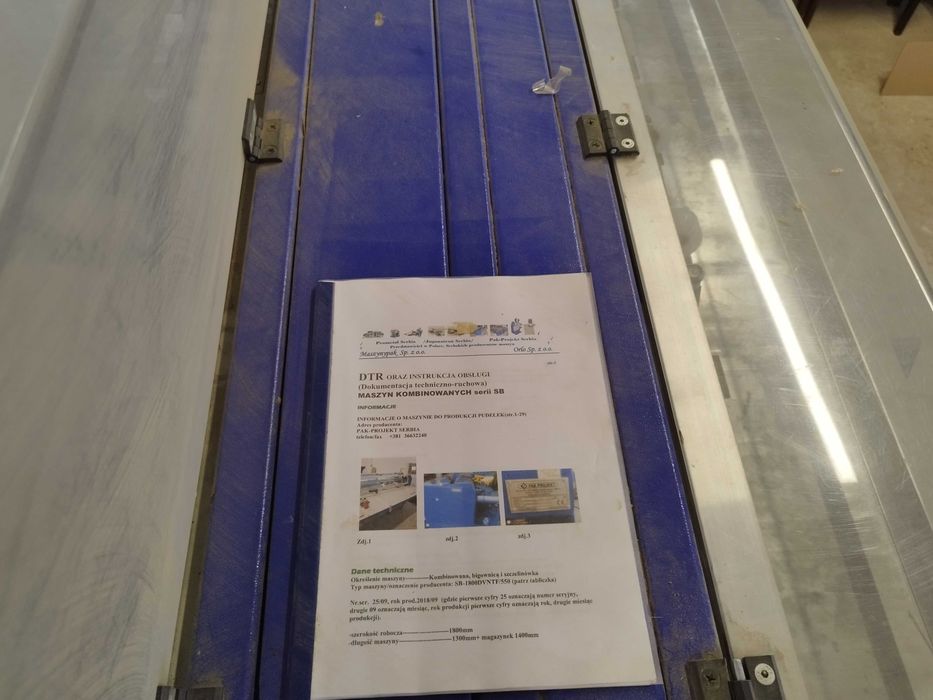 Automat PAKPROJEKT do kartonów, 2018r, 1800cm