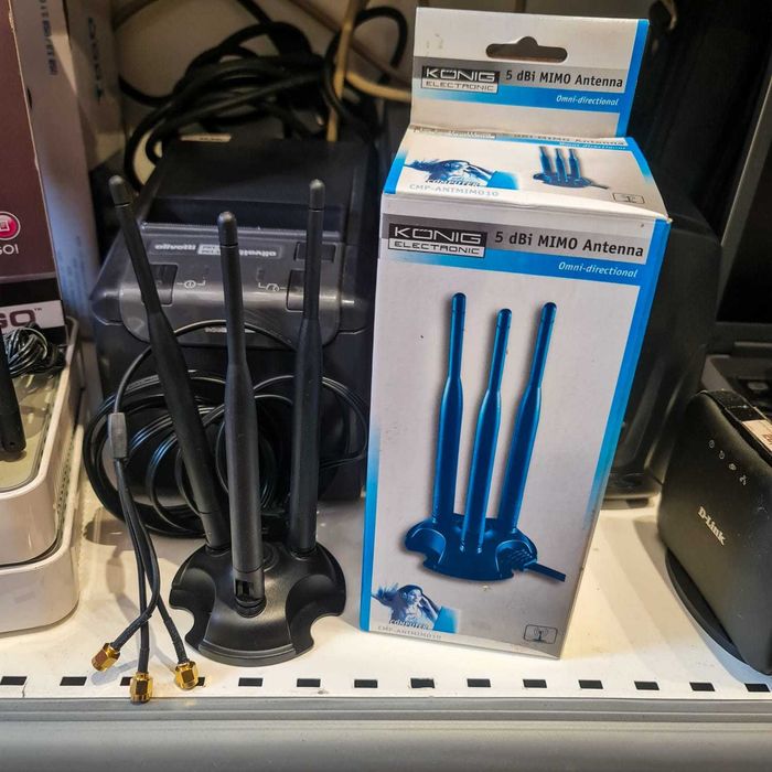 Antena Konig 5 dBi MIMO Omni-Directional (CMP-ANTMIMO10)