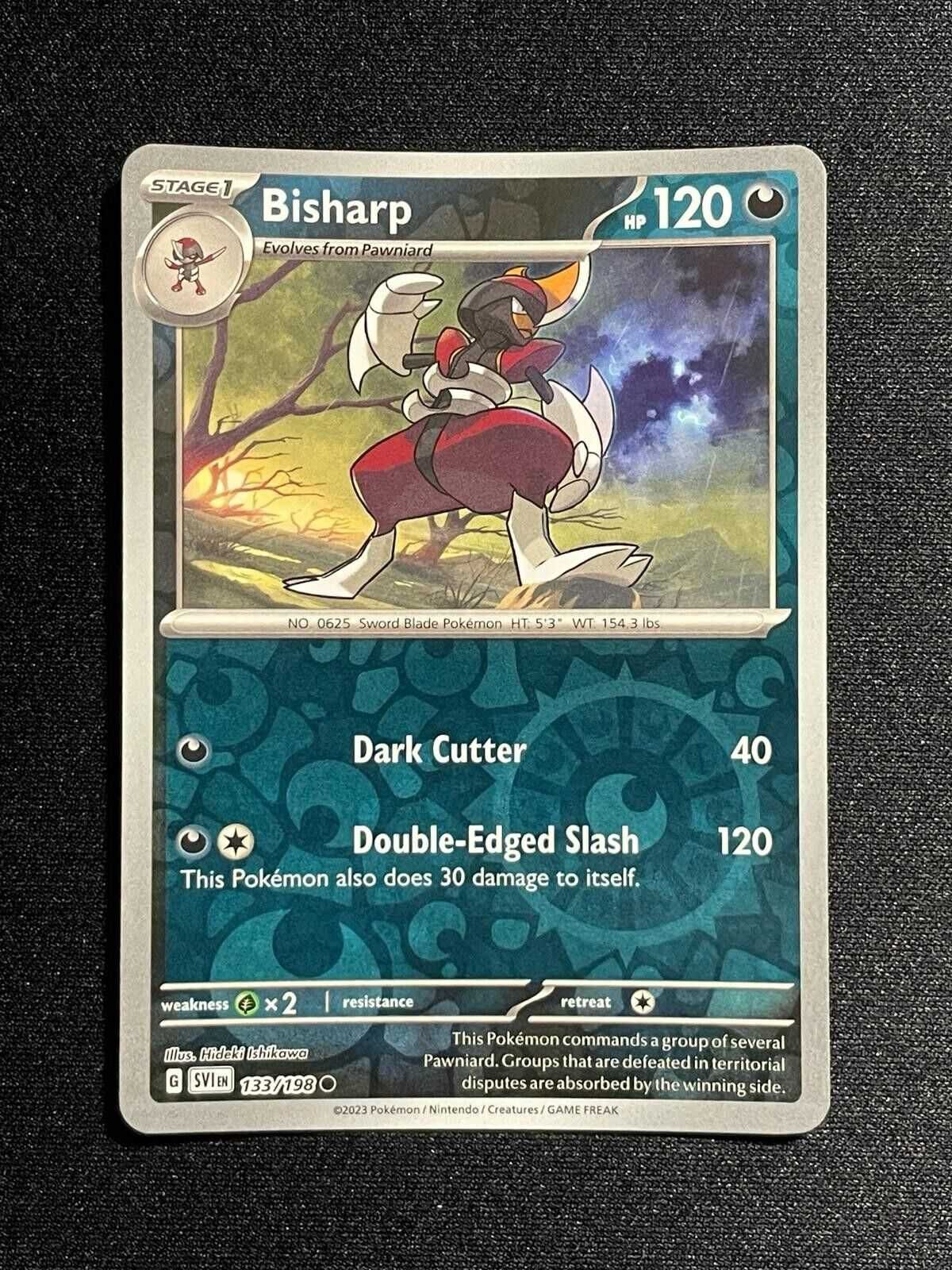 Carta Pokémon Bisharp 133/198 Scarlet & Violet