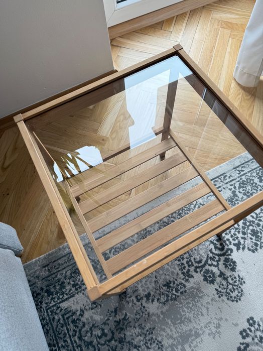 Stolik bambusowy 36x36/wys.45