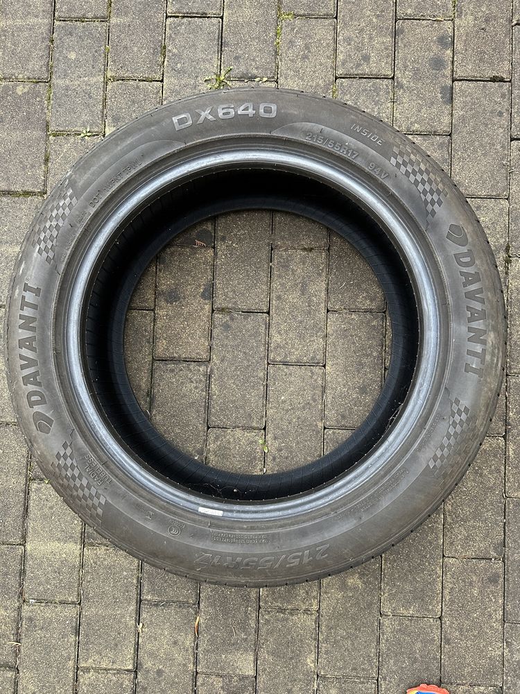 Opony DAVANTI DX640 215/55R17 94V 2021 jak Nowe