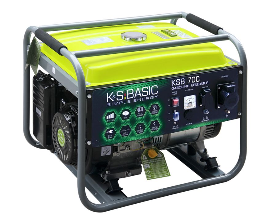 Генератор бензиновий K&S basic KSB 70C 5-5,5кВт