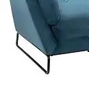 Krzesło - kanapa Snuggler Button Aegean Blue
