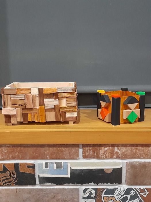 Artesanato floreiras  em madeira