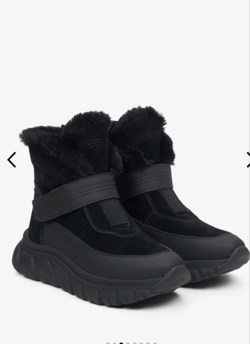 Черевики зимові чорні Estrо