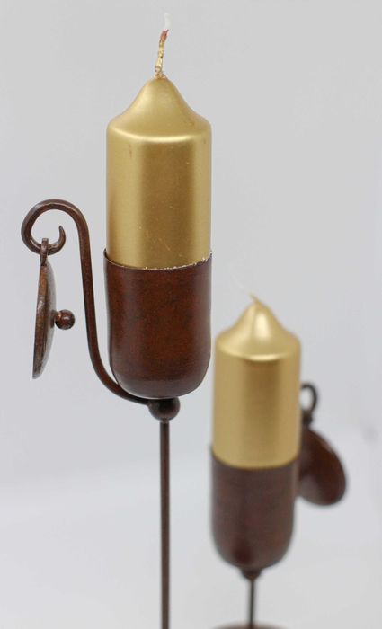 Пара свічників метал «Дон Кіхот та Санчо Панса»