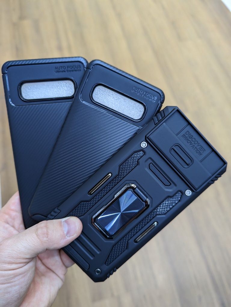 Противоударный чехол SAMSUNG S10 + Plus с кольцом чохол