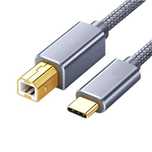 Kabel USB C do DRUKARKI USB typ C - USB B 3 metry QGeeM
