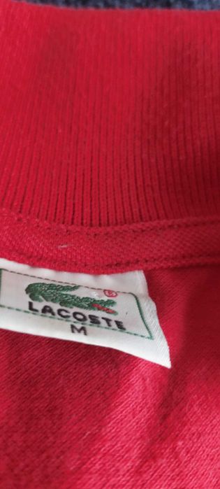 polo lacoste vermelho