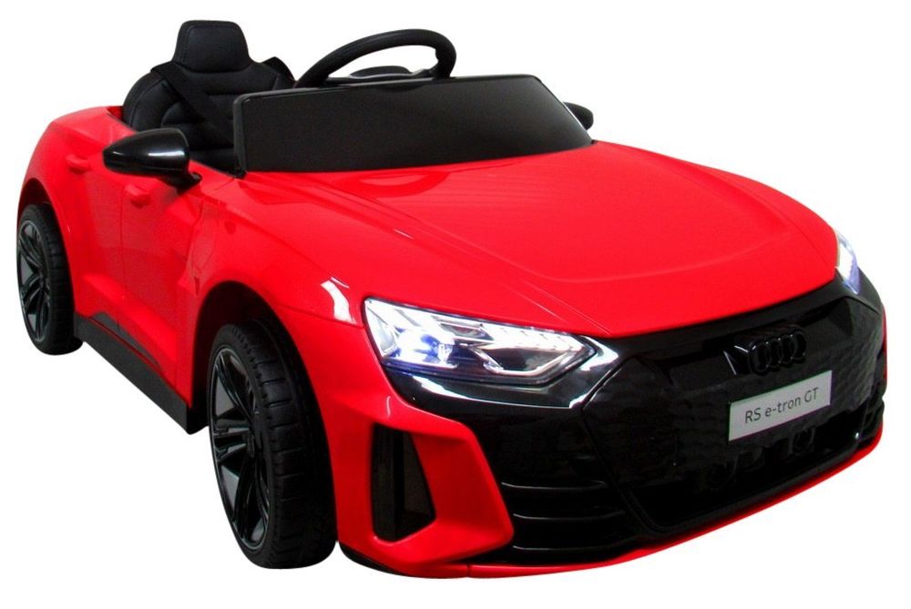 Audi E-Tron Gt Czerwony Auto Na Akumulator Eva Skóra Pilot