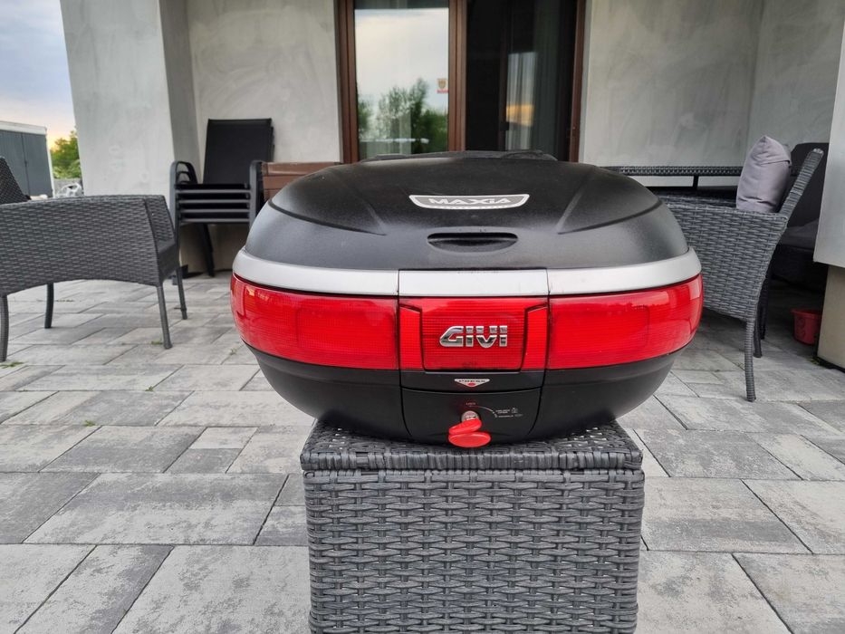Kufer GIVI E52 Maxia II Monokey 52 L 2 Kaski + Oparcie Pasażera Kappa