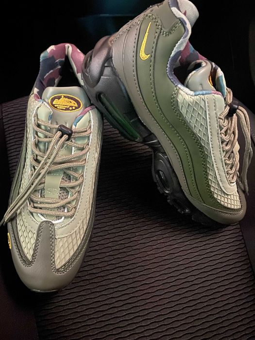 (БЕЗ ПЕРЕДОПЛАТИ)Nike Air Max 95 corteiz найк аір макс кортез зелені