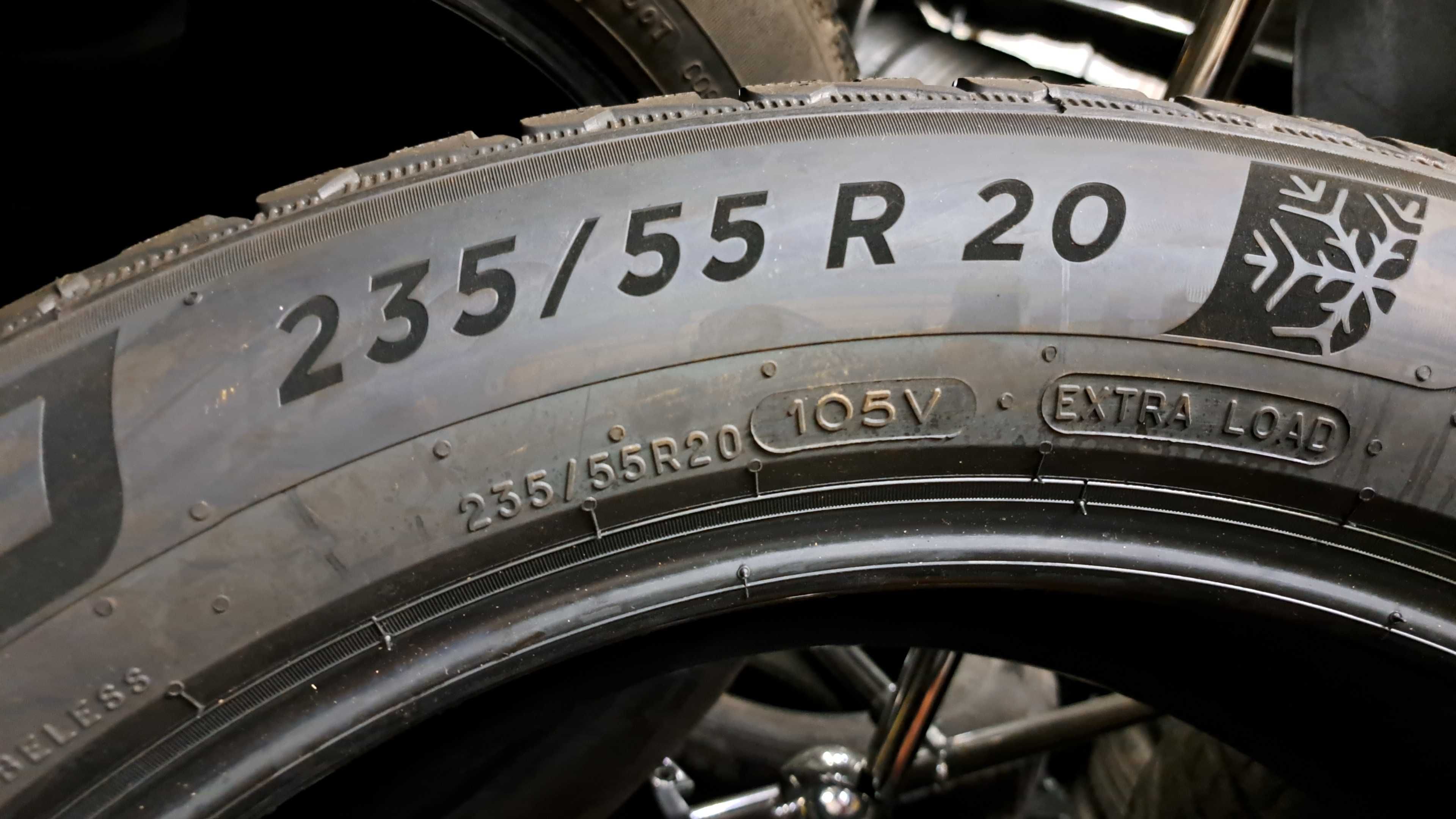 Opony 235/55R20 Michelin zima Pilot Alpin5 suv dot1923
