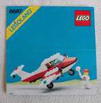 Lego Instrukcja - Town 6687 -  Turbo Prop I, samolot
