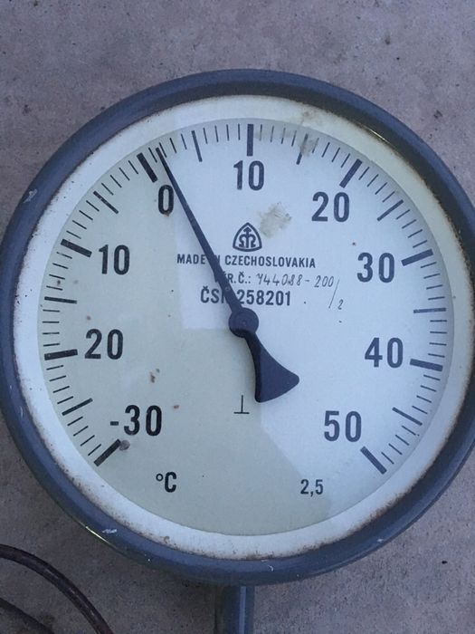 Термометр манометрический измеритель температуры CSN 258201 -30 +50 С