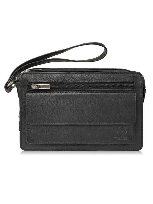 Skórzana saszetka męska do ręki