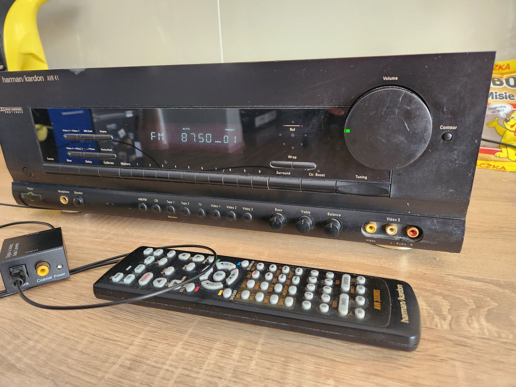 Wzmacniacz Amplituner Harman/Kardon AVR 41 + konwerter + pilot